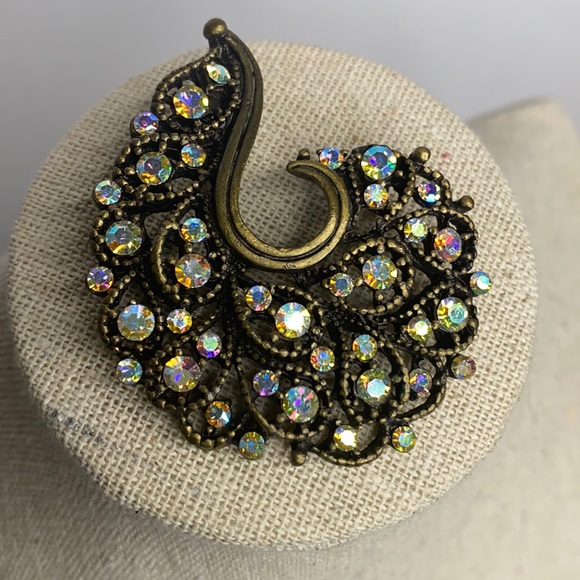 Spiral Brooch/ Pendant No brand found Vtg - Picture 3 of 4